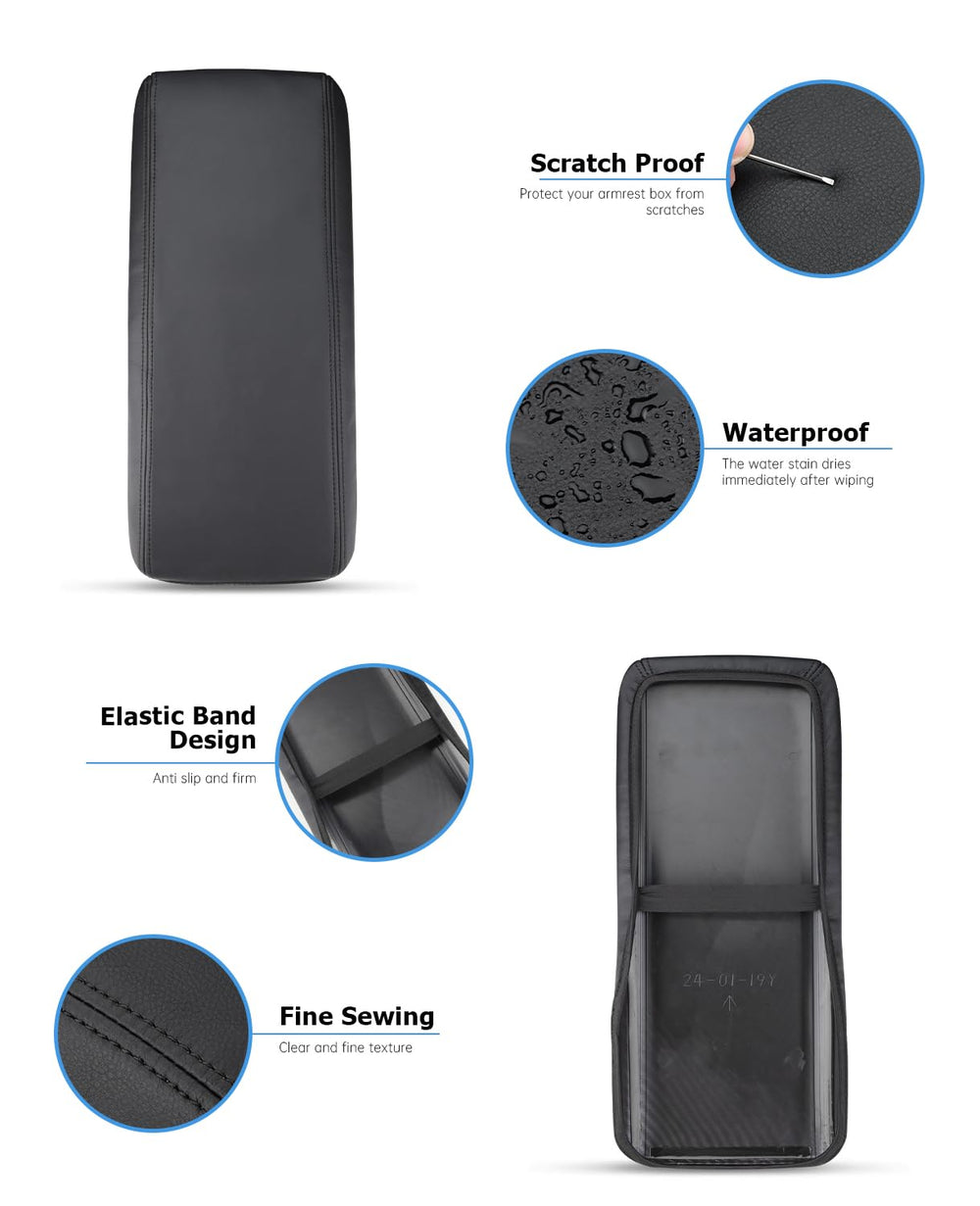 INTGET center console lid protection keeps Camry interior clean.