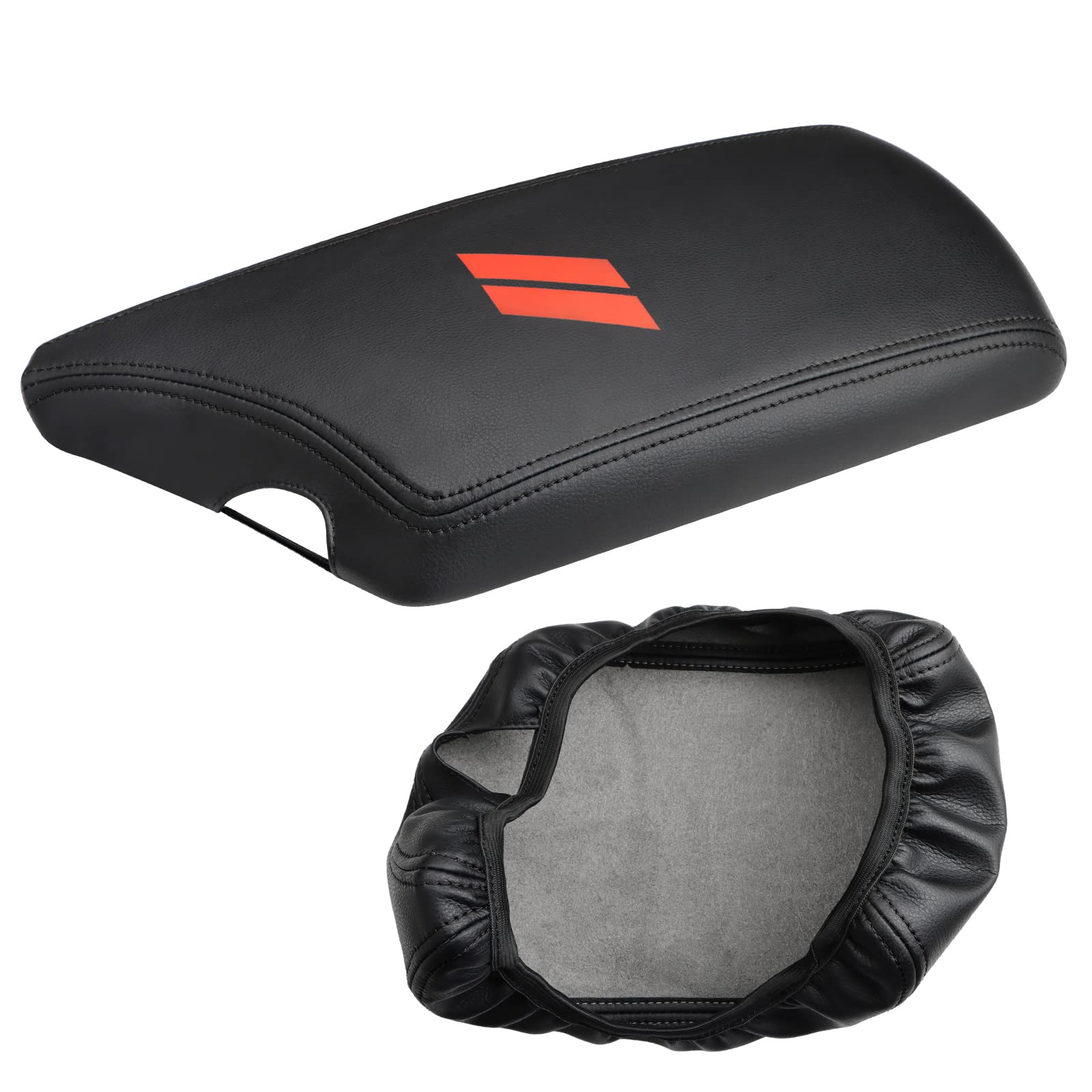 INTGET Challenger armrest cover in use protecting the lid during rides
