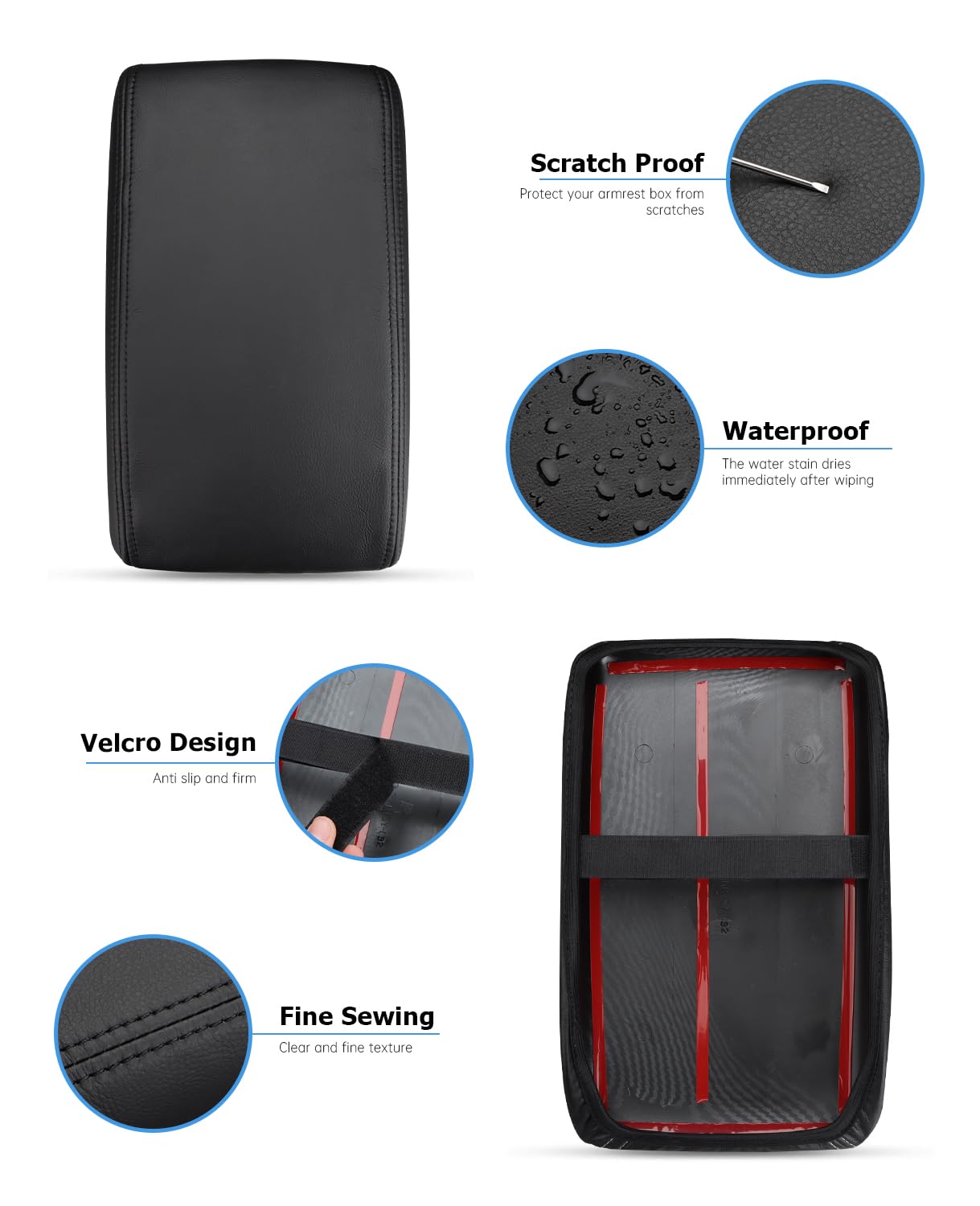 INTGET flat wrinkle-free fit follows Civic armrest curvature