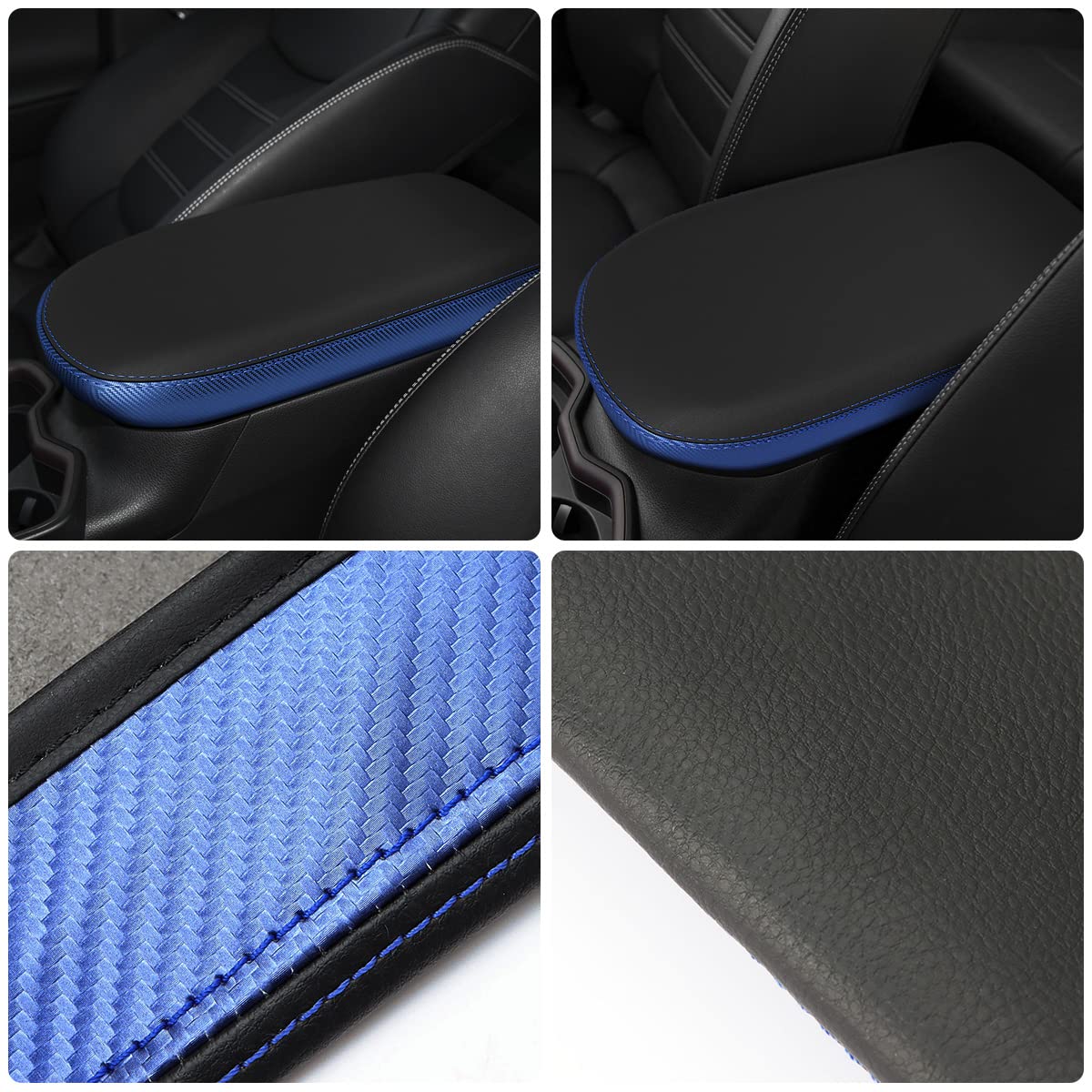 INTGET RAV4 center console cover demonstration of spill and scratch protection.