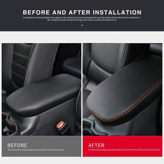 INTGET leather armrest cover for RAV4 adds a premium, durable look.