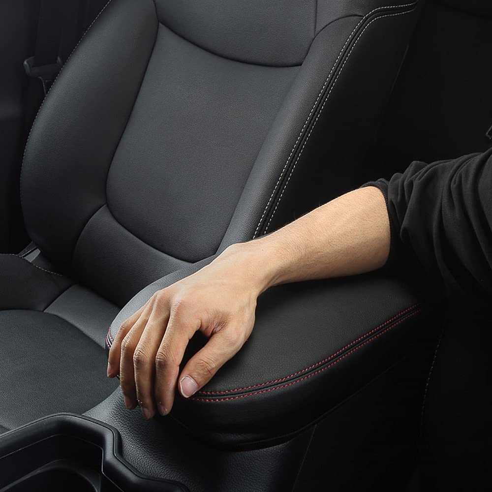 INTGET RAV4 Prime armrest cover with snug fit for refreshed interior.