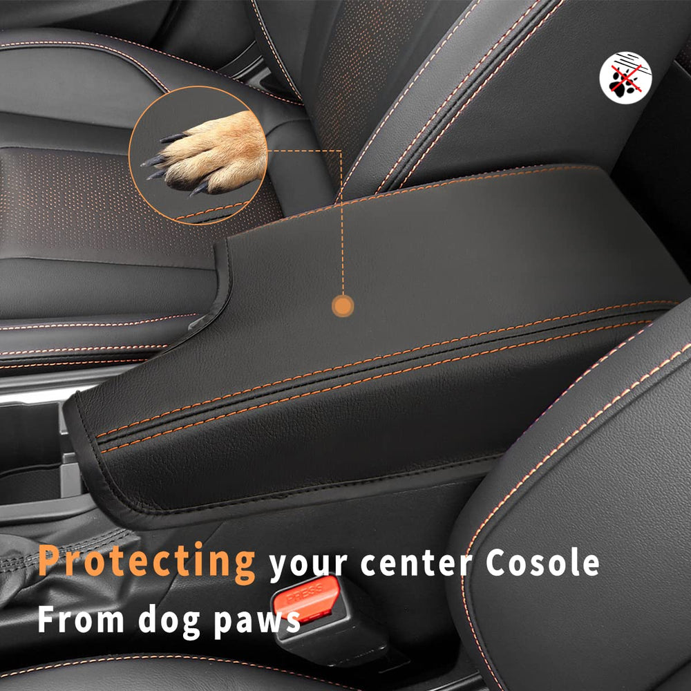 INTGET Subaru armrest protector guards against spills and scratches in busy rides.