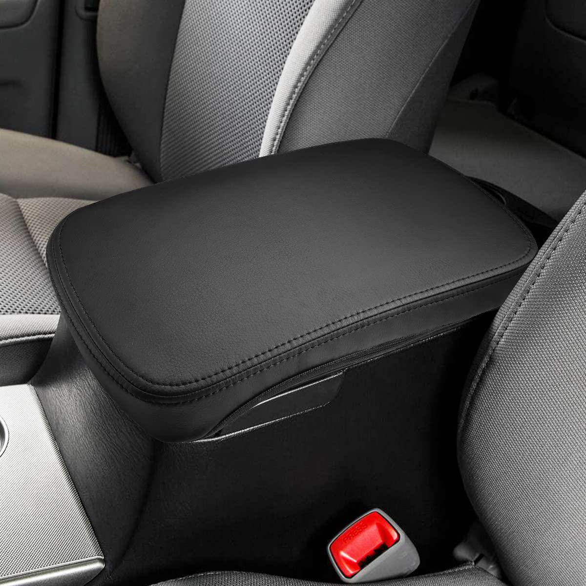 INTGET Tacoma armrest cover easy install for quick upgrade.