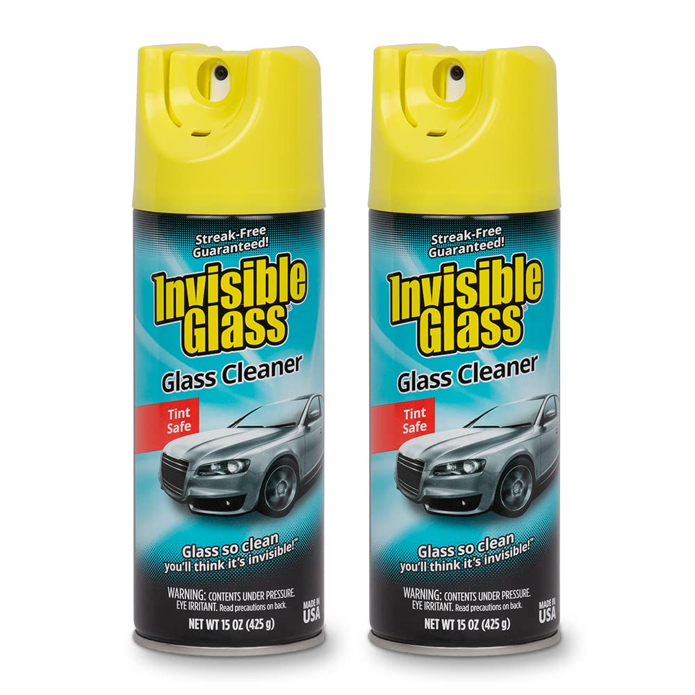 Invisible Glass 91163- foam aerosol spray lifts dirt from car windows for clarity