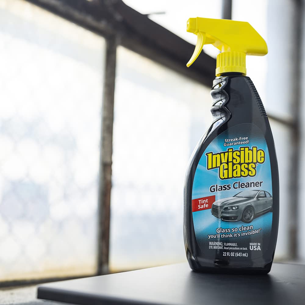Invisible Glass windshield cleaner for car exterior delivers crystal-clear visibility.