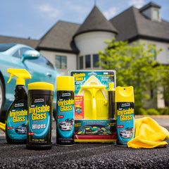 Invisible Glass exterior car windows cleaner for a crystal-clear finish on the go.