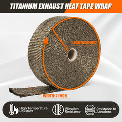 IONCAT stainless steel zip ties included for secure wrap installation