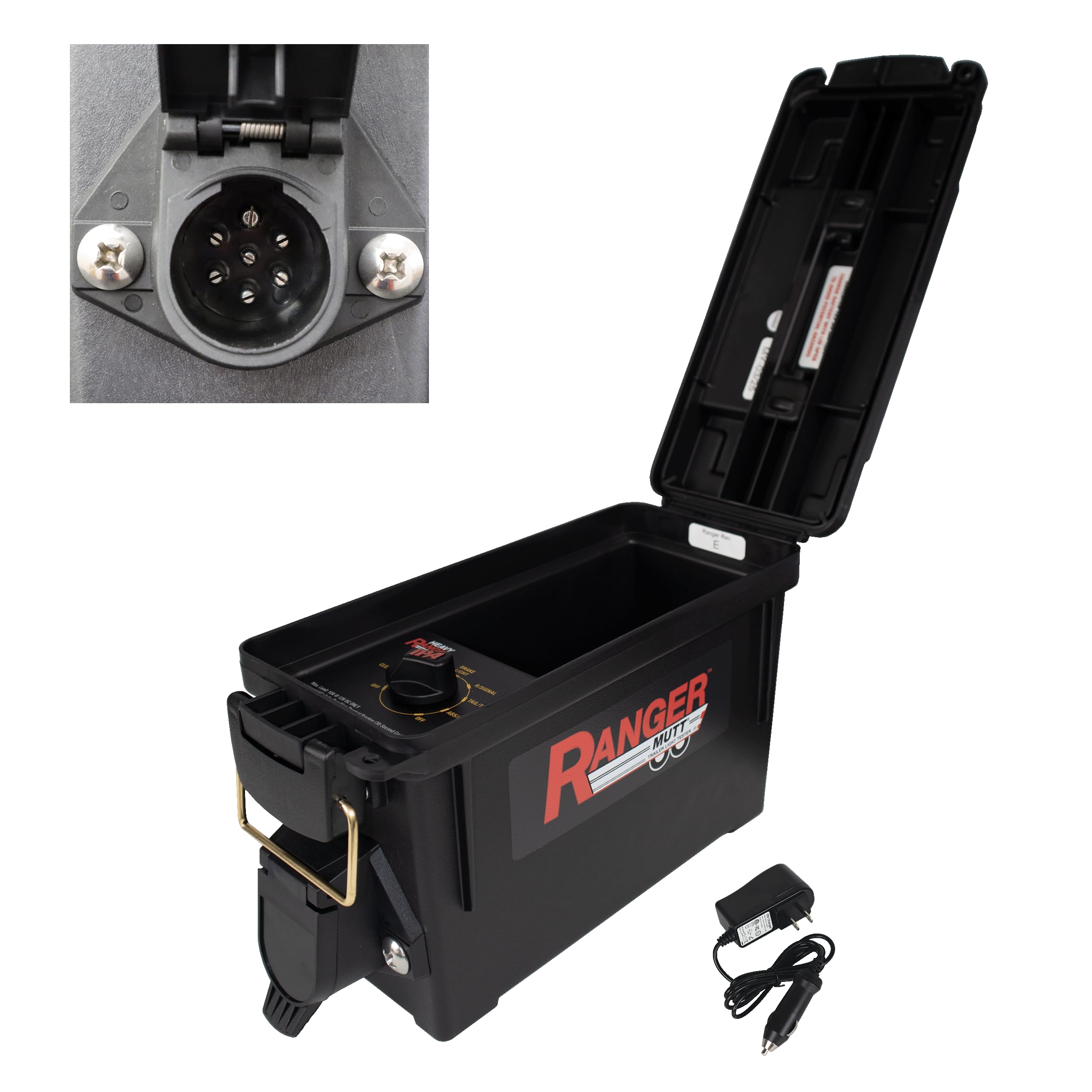 IPA Heavy Ranger MUTT demonstrates 7-way round pin trailer testing for precise diagnostics.