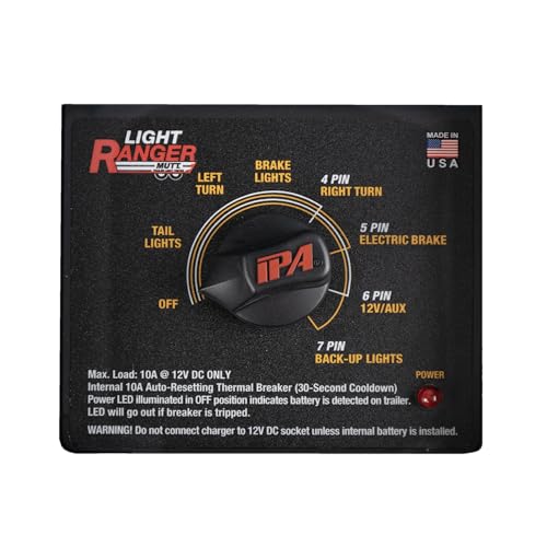 Rear view of IPA Light Ranger MUTT with 7-way connector and easy accessibility