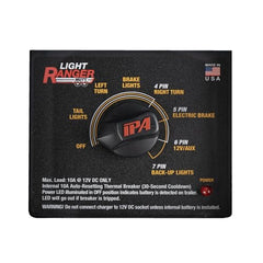 Rear view of IPA Light Ranger MUTT with 7-way connector and easy accessibility