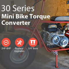 IPARTS EXPERT 10-tooth sprocket for 40/41/420 chain improves takeoff grip.
