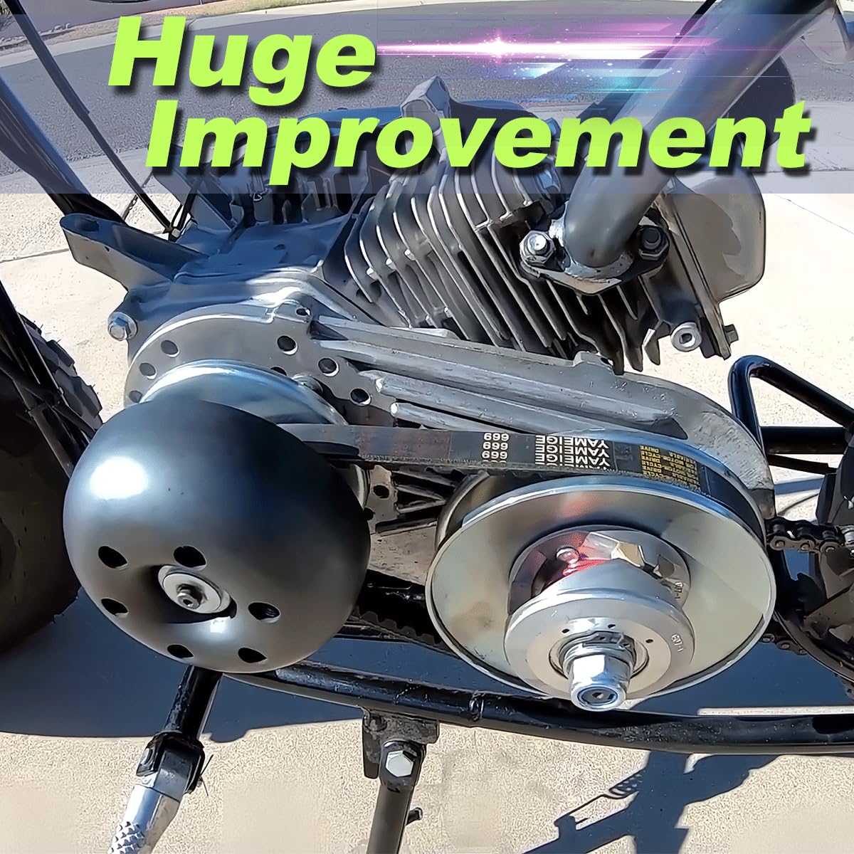 IPARTS EXPERT 12T 35 pulley offers different ratios for controlled starts