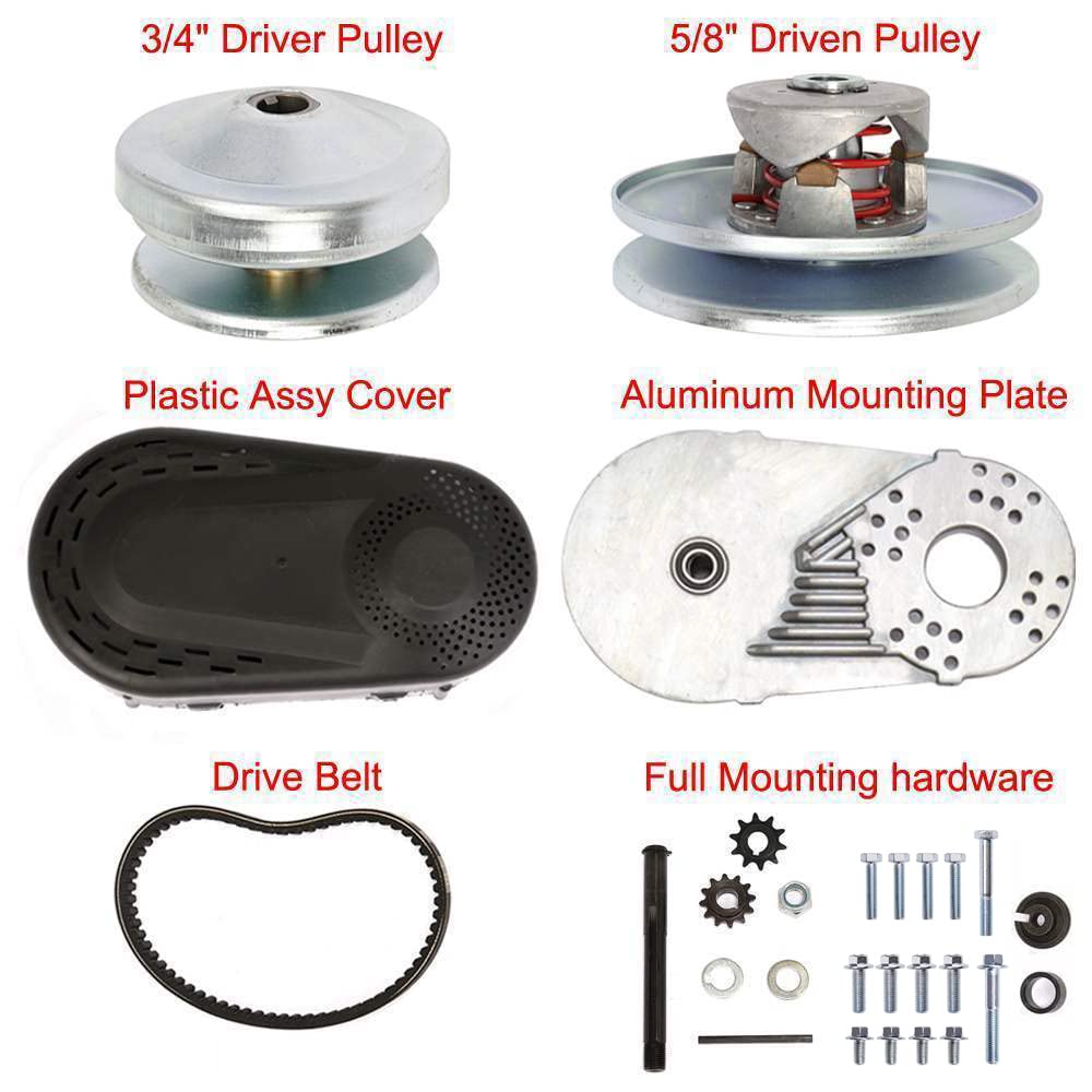 IPARTS EXPERT driver pulley 3/4-inch enables compatible torque conversion.