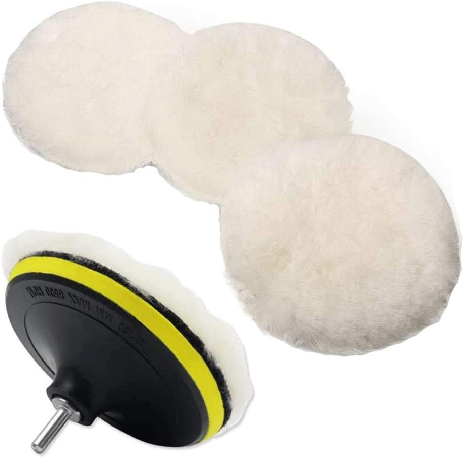 IPELY wool polishing pad 7inch close-up for gentle car finishing