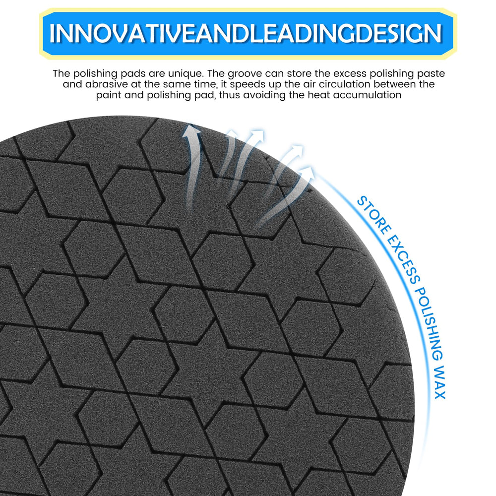 IPELY hook and loop backing pad for quick, secure pad changes