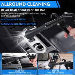 IPELY car cleaning gun soft brush safe on delicate surfaces