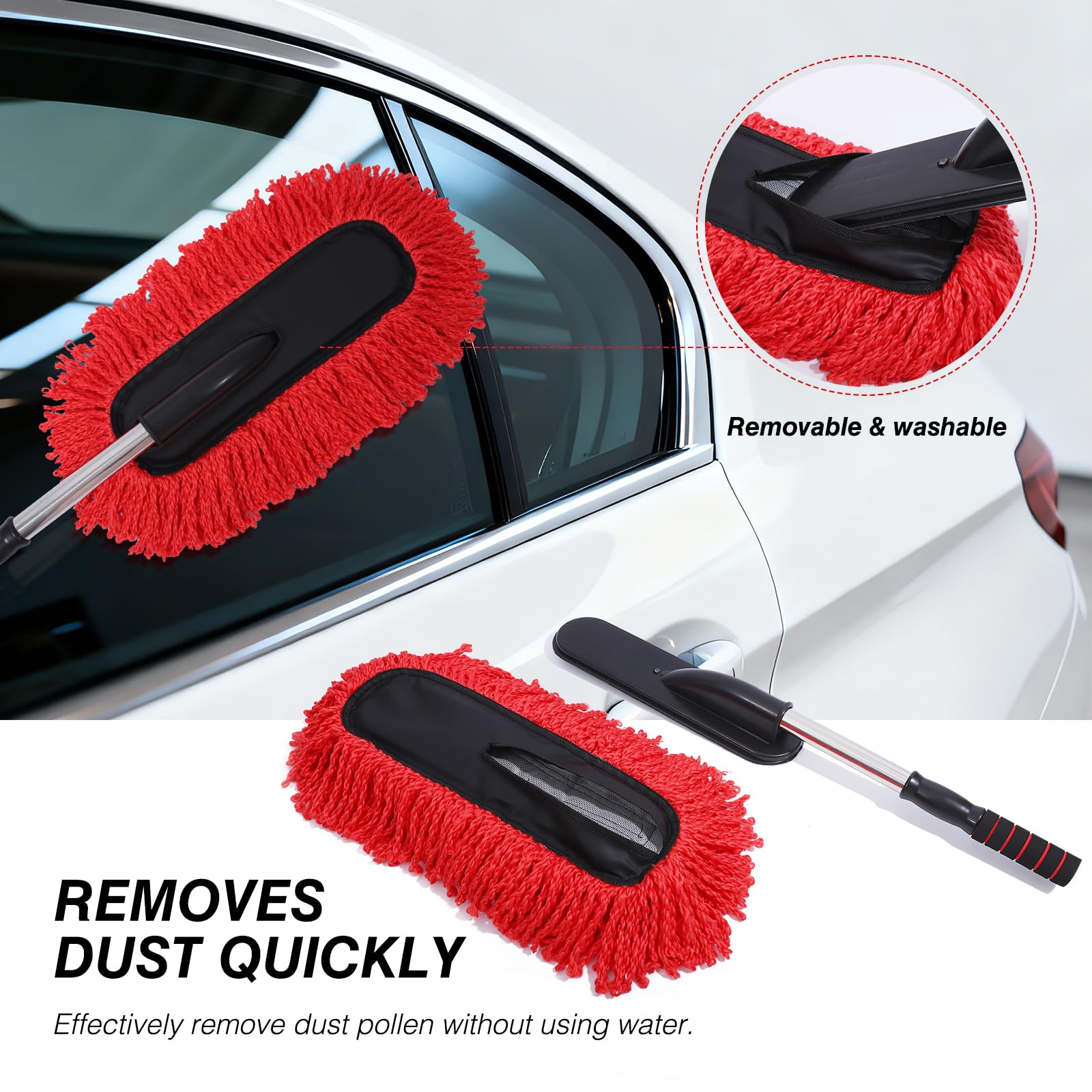 IPELY exterior scratch-free duster cleans car surfaces without scratches