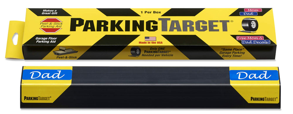 IPI ParkingTarget 16-inch car stop indicator helps protect bumper and walls.