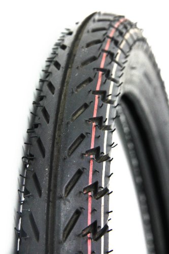 IRC 87-5248 bias rear tire enhances rear grip for city riding.