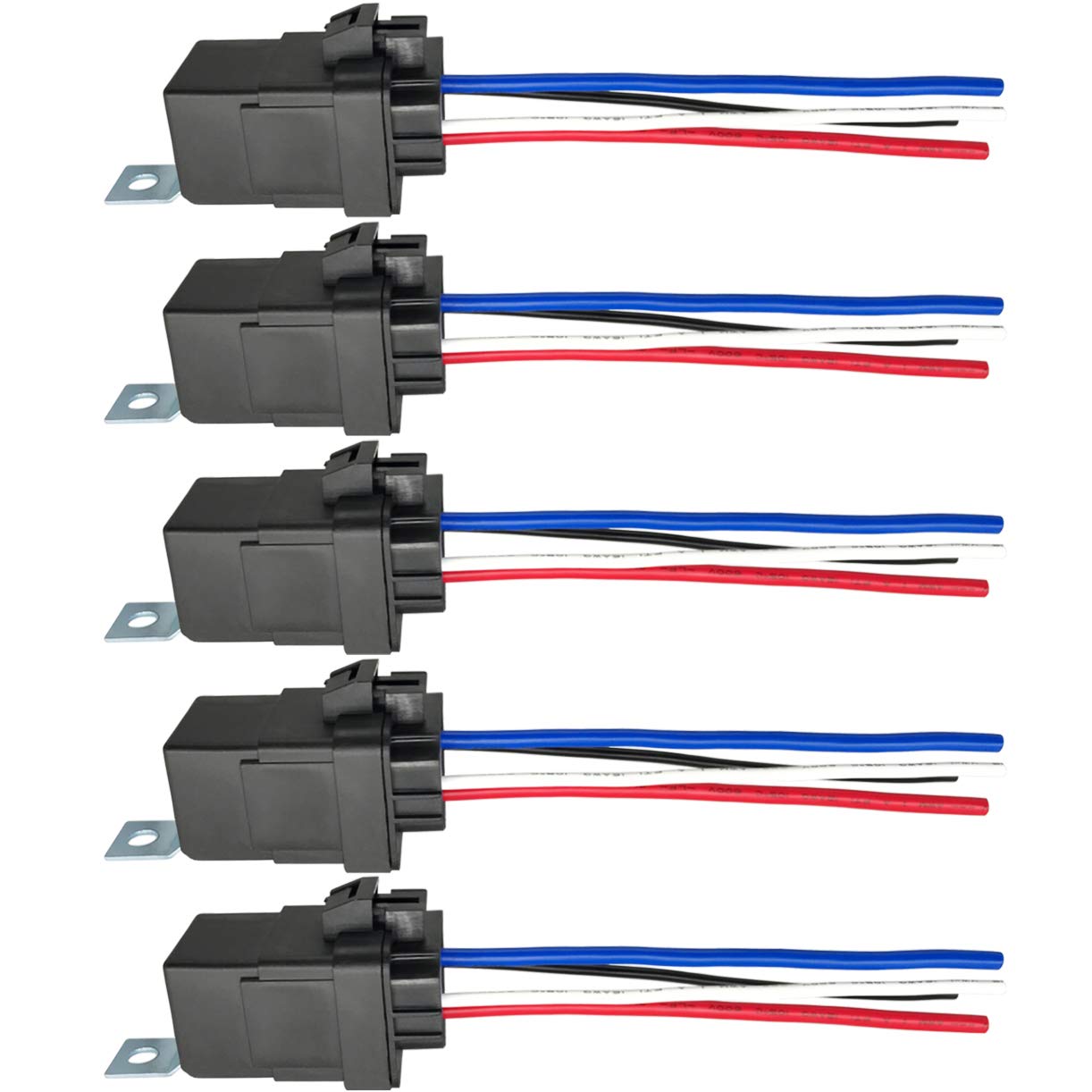 irhapsody 4-pin waterproof relay front view with rugged housing for harsh conditions.