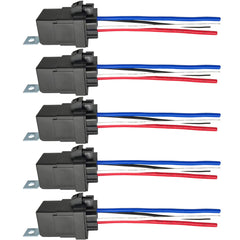 irhapsody 4-pin waterproof relay front view with rugged housing for harsh conditions.