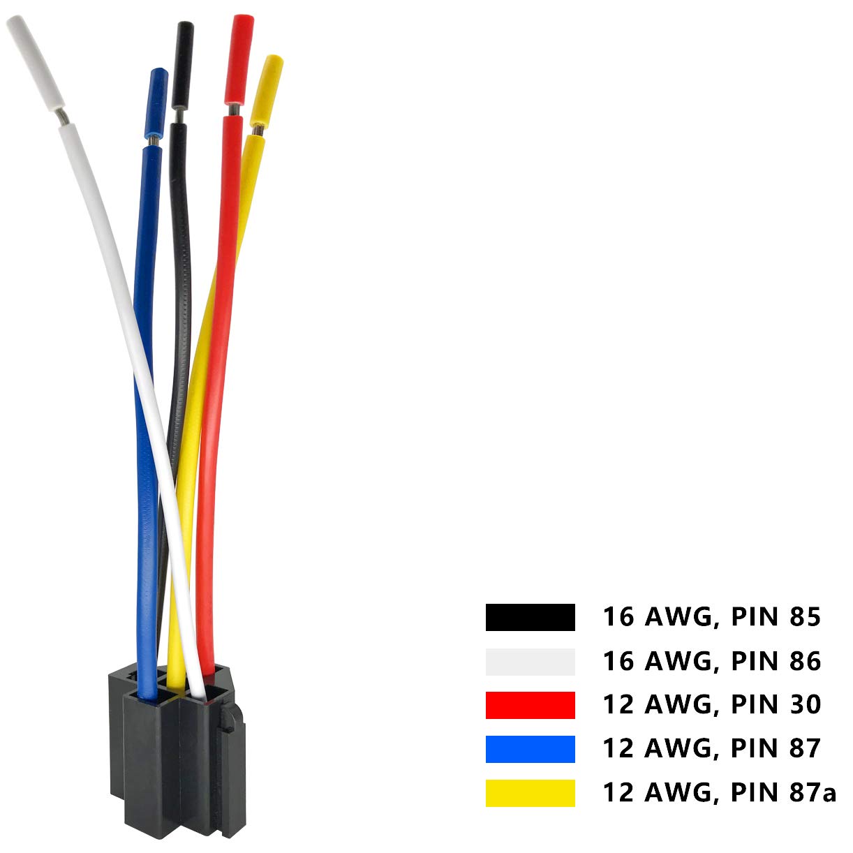 iRhapsody relay kit wiring harness close up highlights tinned copper leads