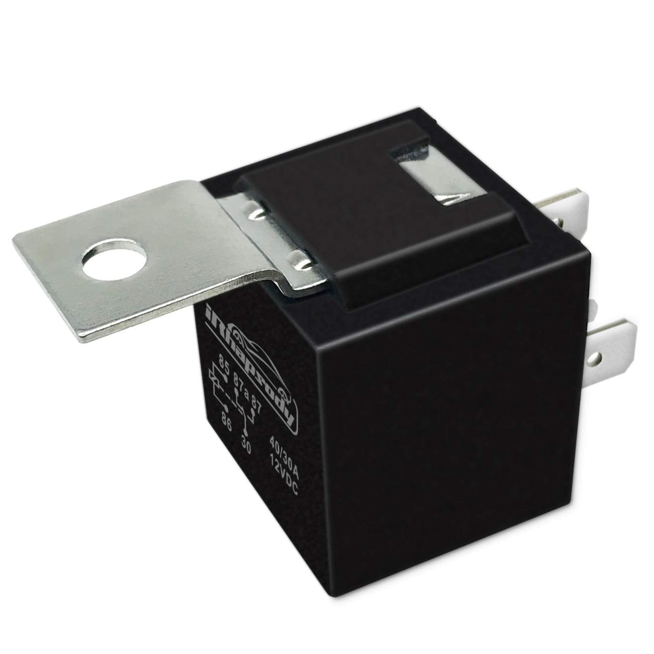 iRhapsody SPDT 5-prong relay layout for easy wiring and replacement.