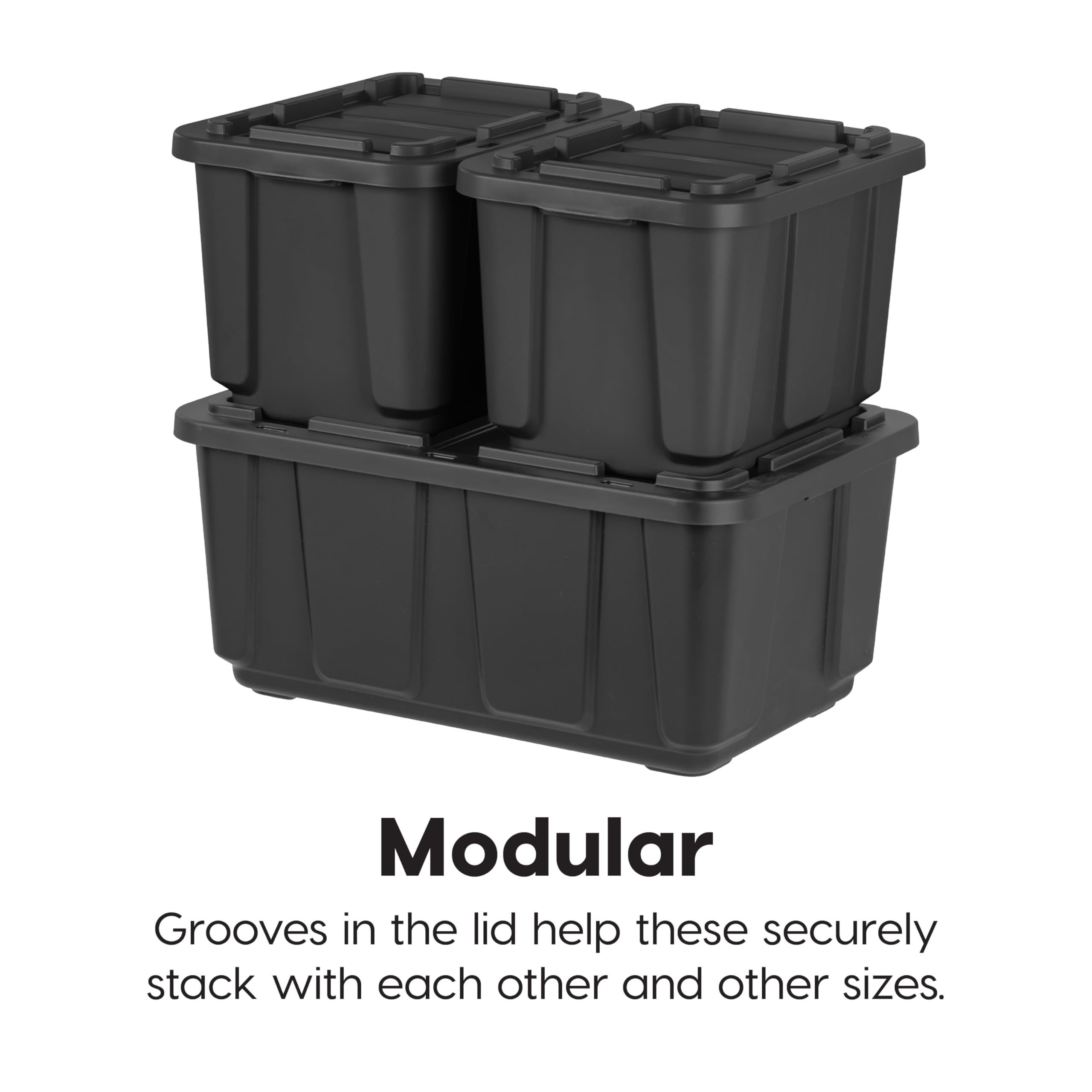 Proudly made in the USA, IRIS USA storage bins showcase durable craftsmanship.
