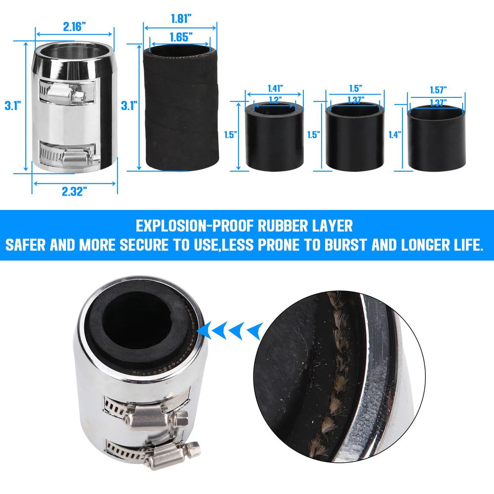 iRKY rubber sleeve adapters to fit multiple neck sizes