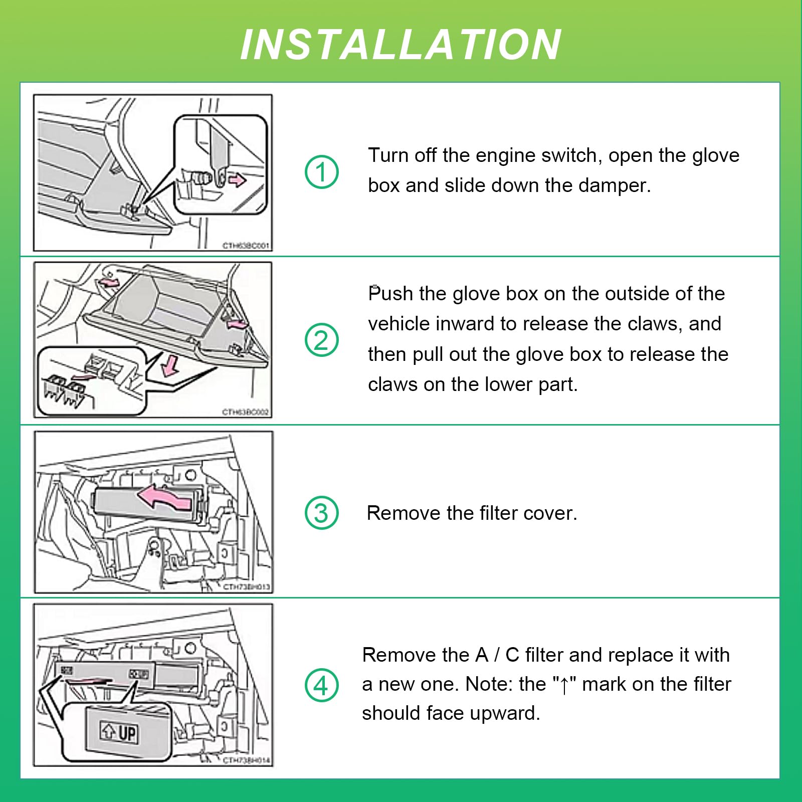 IRKY easy installation instructions guide proper orientation and fit.