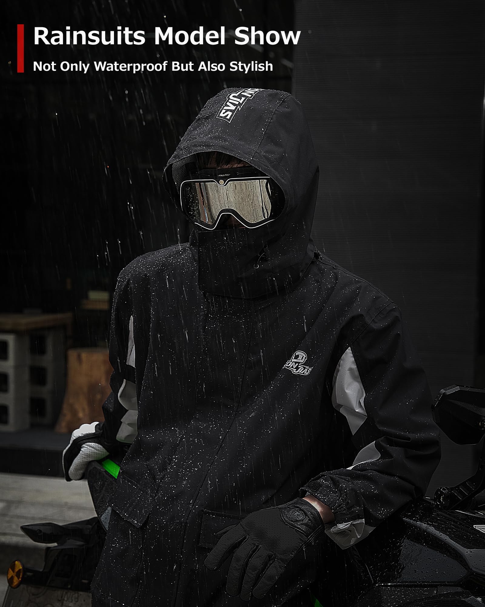 IRON JIA'S rain suit compact storage bag for travel and storage