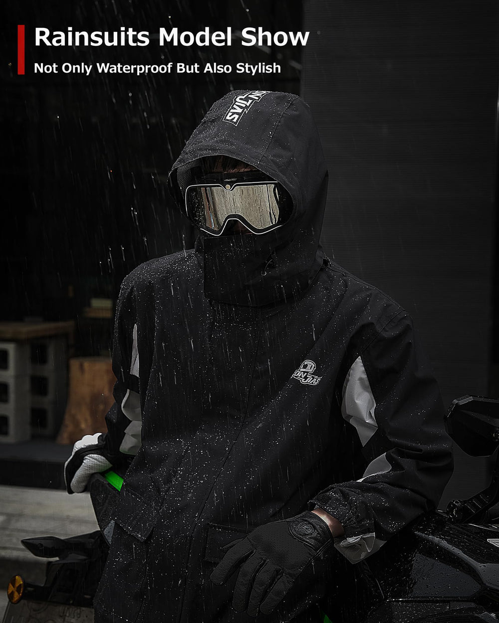 IRON JIA'S rain suit compact storage bag for travel and storage