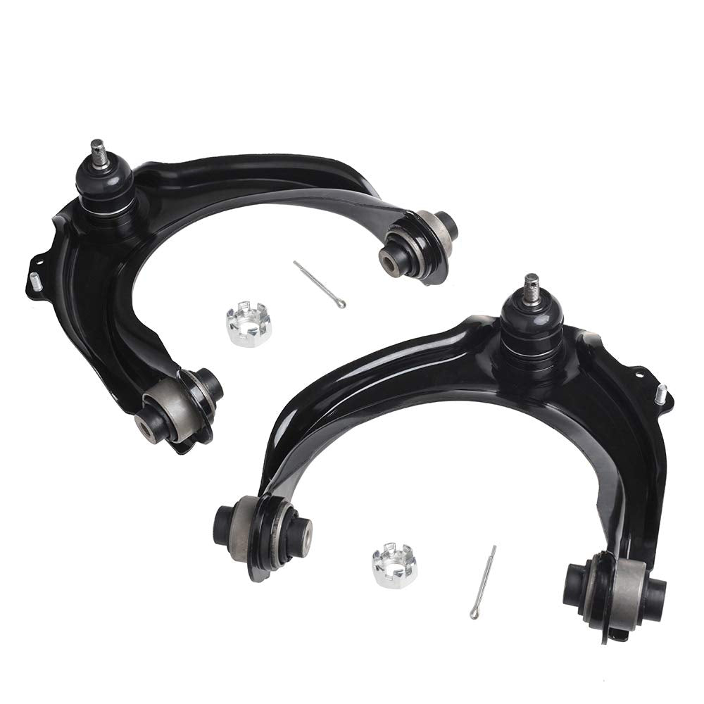 IRONTREE front left upper control arm with ball joint for reliable steering.