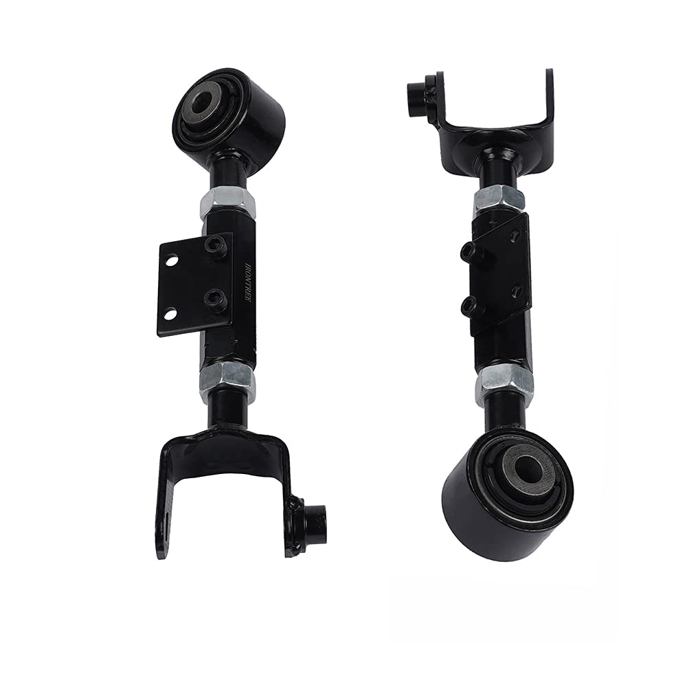 IRONTREE K90489 rear upper control arm right with pre-assembled ball joint for precise alignment.