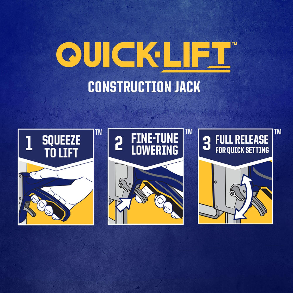 IRWIN Quick-Lift two-pack provides versatile lifting solutions for pros and DIY projects.