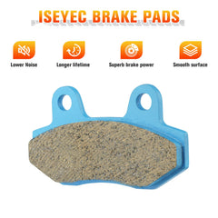 ISEYEC ceramic pad close-up highlights durable compound for long life on Kawasaki Teryx.