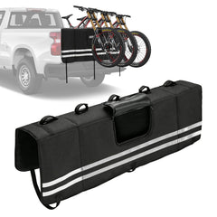 ISINLASSO Tailgate Bike Pad fits 51–56 inch tailgates for mid-size trucks.