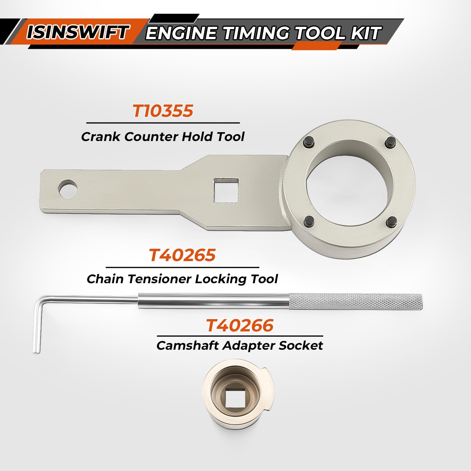ISINSWIFT camshaft adjuster valve set for precise calibration