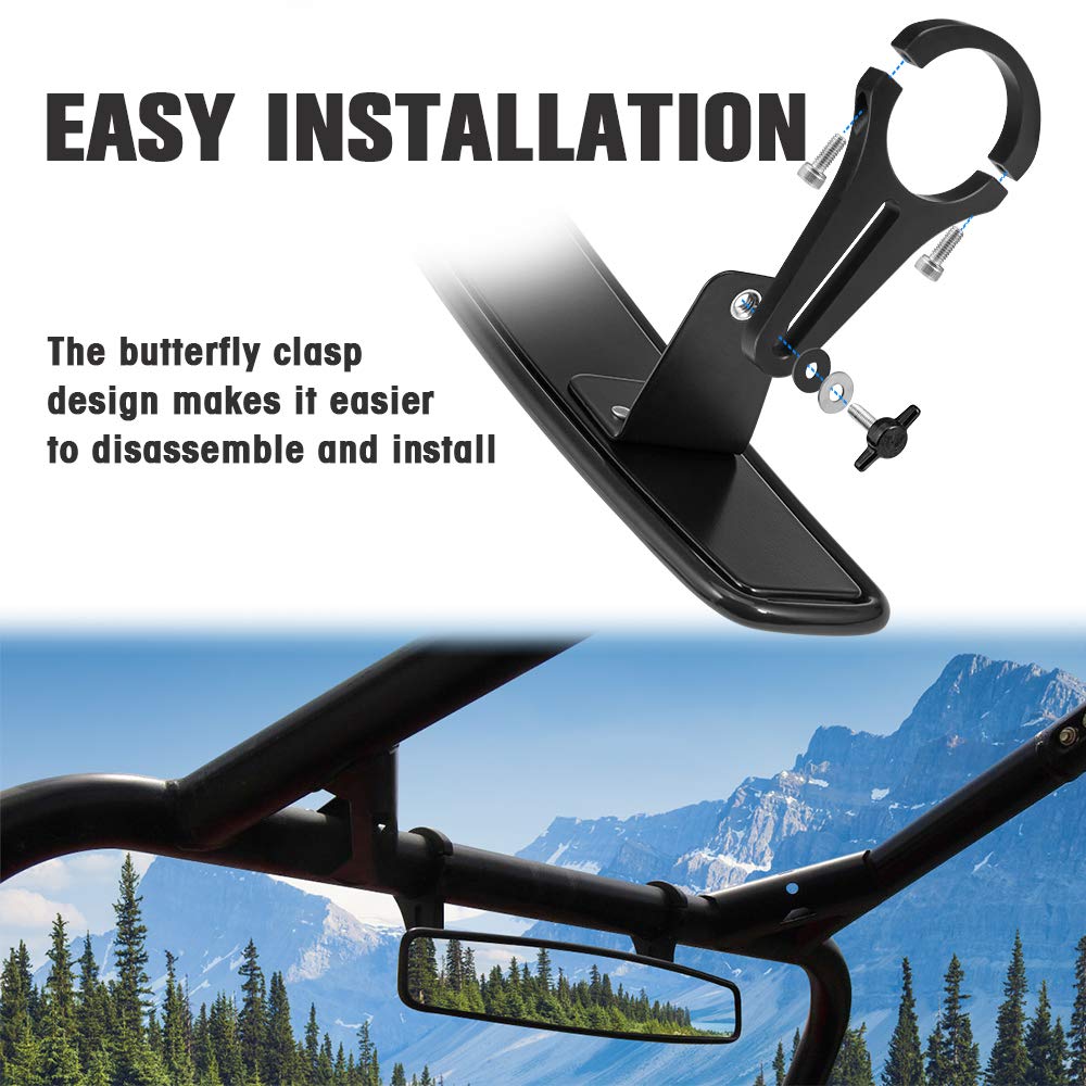 ISSYAUTO 1.75-inch roll bar compatibility for secure mounting