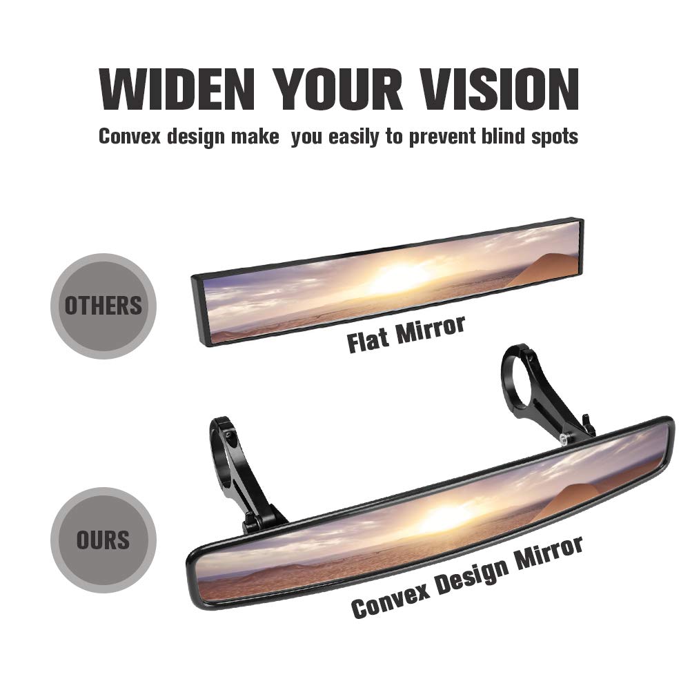 ISSYAUTO mirror brackets provide 3 adjustable positions for better angles