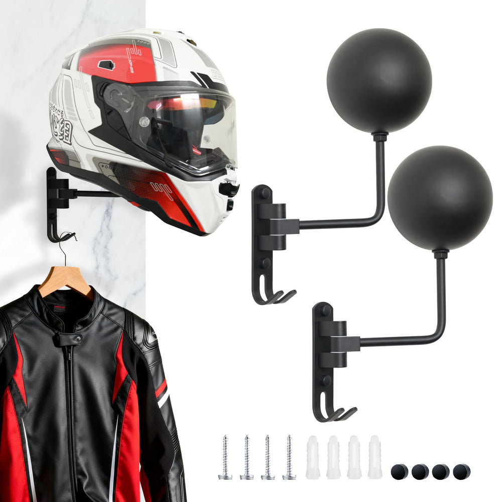 ITEQ compact display rack helps organize bike gear efficiently.