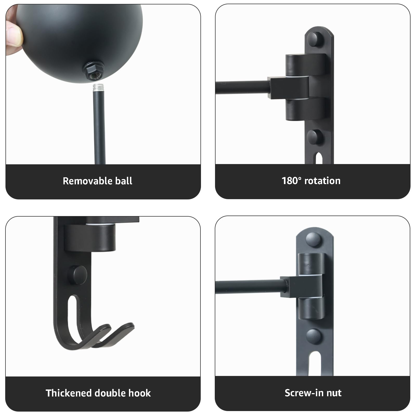 ITEQ easy-install wall hanger suitable for home or garage.
