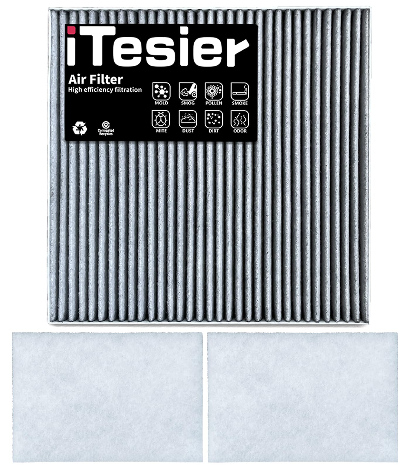 ITESIER fresh air filter under the hood improving cabin airflow for Cascadia