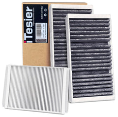 ITESIER cabin air filter kit packaging shows all components for easy replacement.