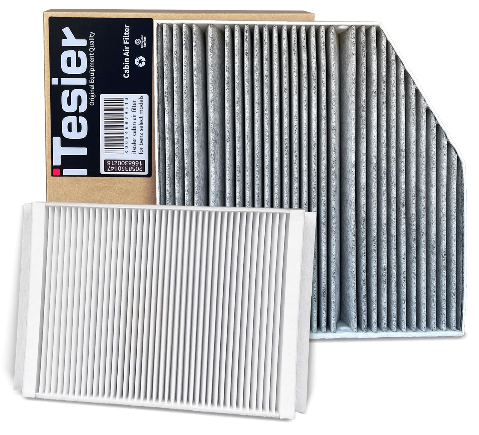 ITESIER cabin air filter kit on showroom display