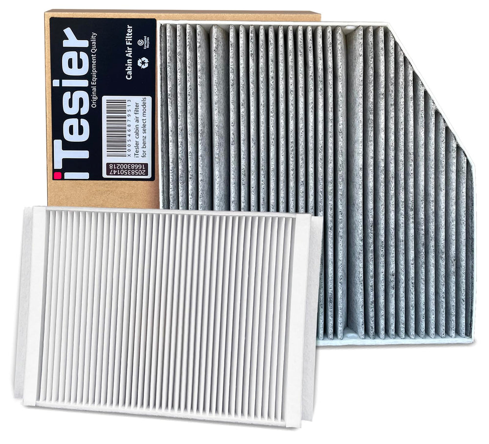 ITESIER cabin air filter for Mercedes GLC installation view improves air quality