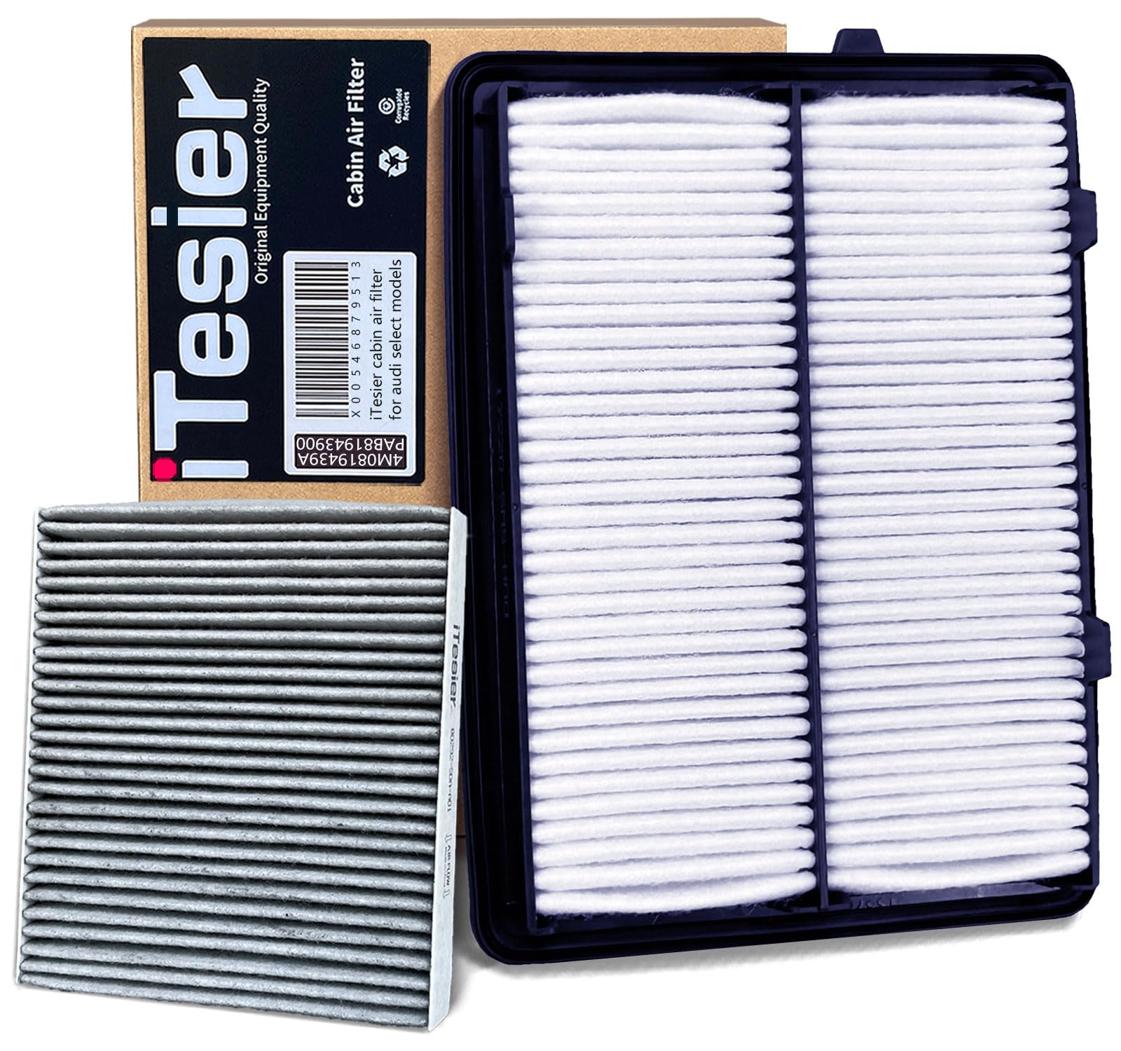 ITESIER cabin engine air filter kit for Acura RDX improves filtration for cleaner cabin air