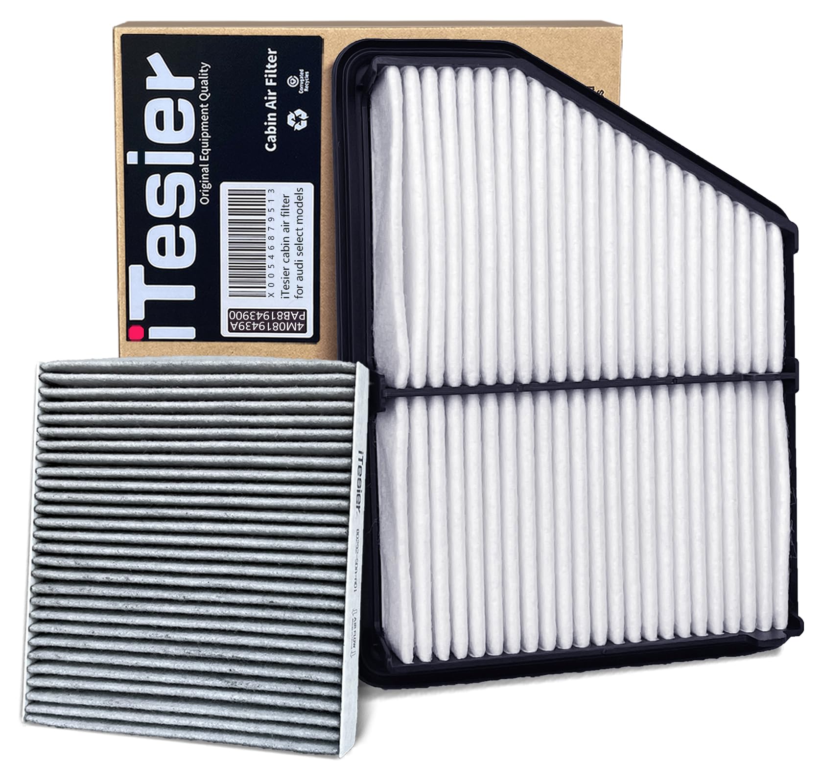 ITESIER engine air filter fits Civic 2.0L for improved airflow and engine protection