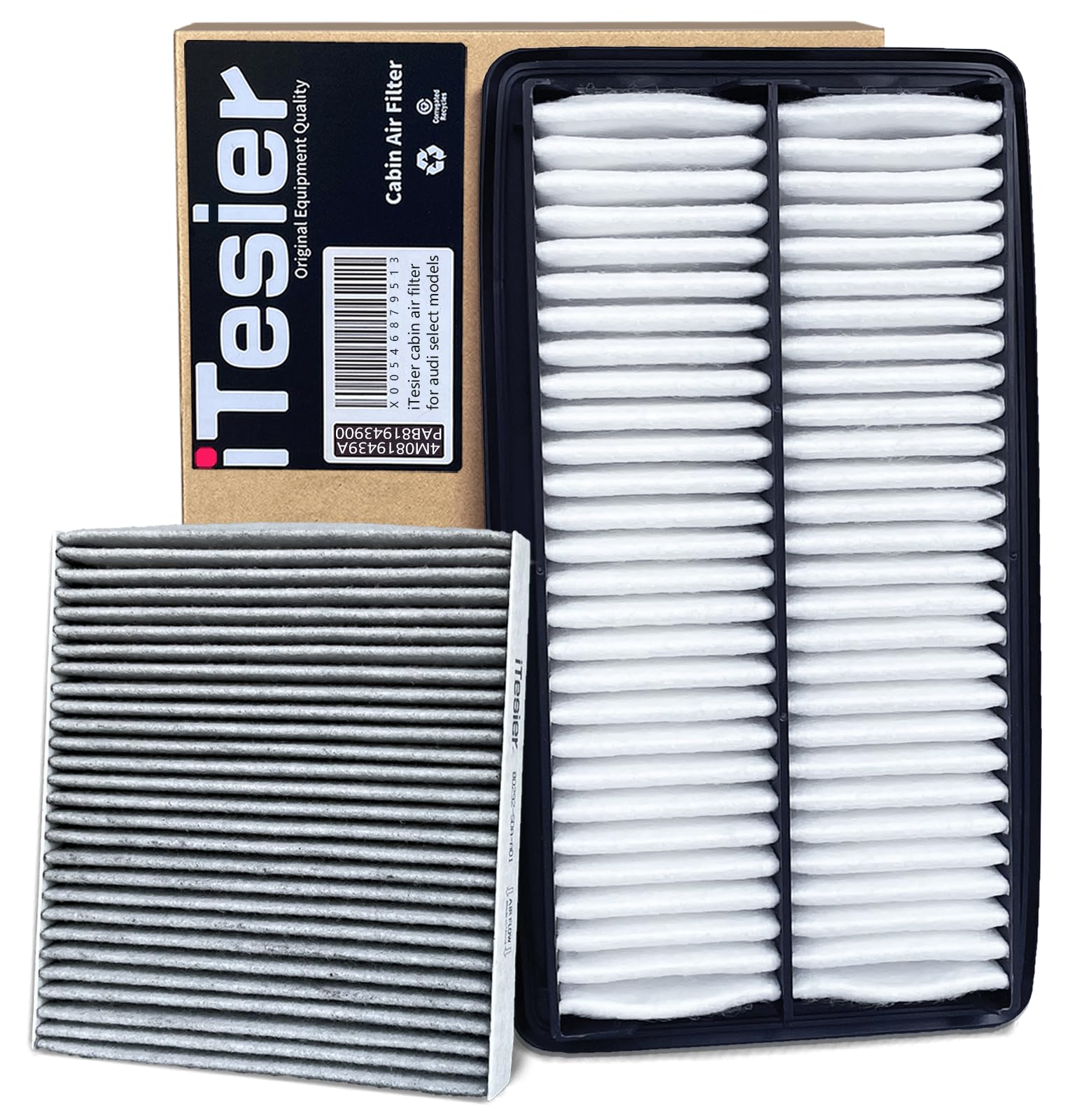 ITESIER Honda Odyssey engine air filter close-up for improved airflow and engine protection.